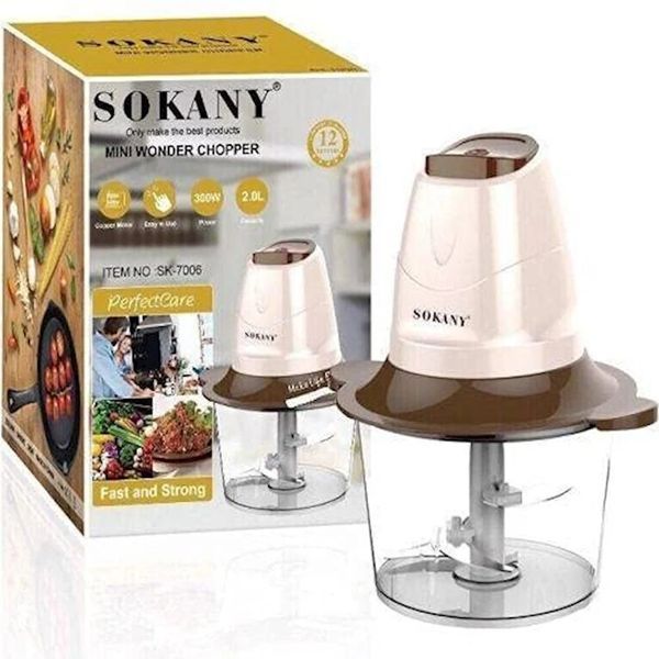 Електричний подрібнювач Sokany SK-7006 для овочів/Овочерізка flSK-7006 фото
