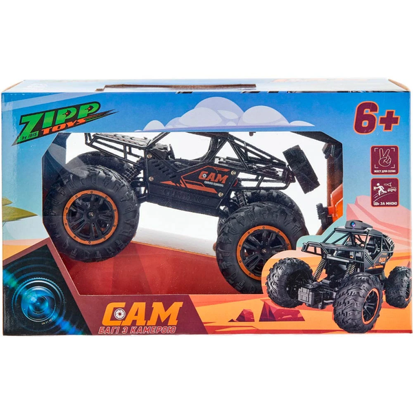 Радіокерована іграшка ZIPP Toys Машинка CAM баггі з камерою, чорний VENCAM10 фото