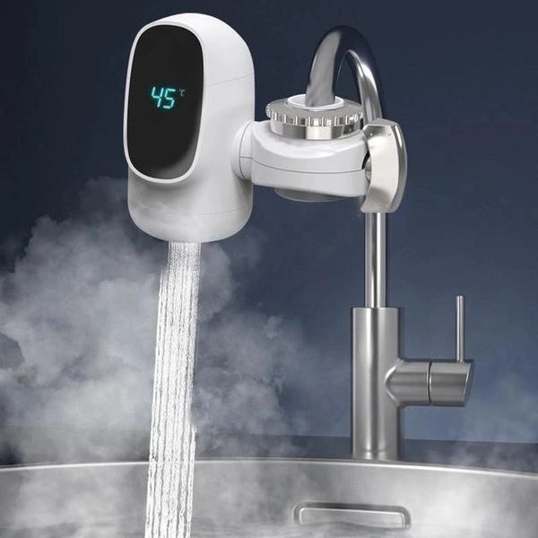 Водонагрівач проточний насадка на кран для кухні Water Heater ZSW-D03 c LCD дисплеєм 3 кВт MAG-726 фото