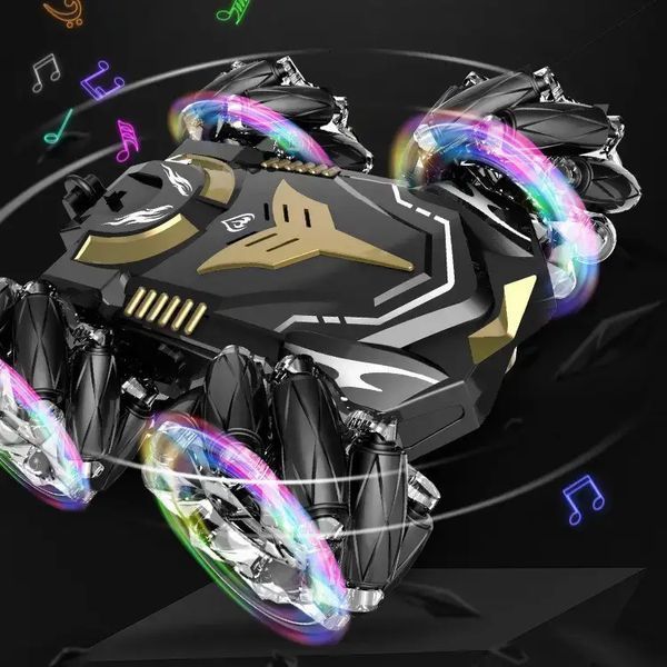Машинка вертушка H-6010 Hyper Stunt-Car Glow, Машинка на радіокеруванні трюкова, дрифт, обертання 360&deg; M15881 фото