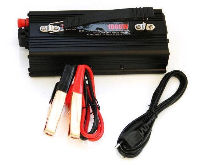 Перетворювач Інвертор 12V-220V 1000W sp2001776 фото