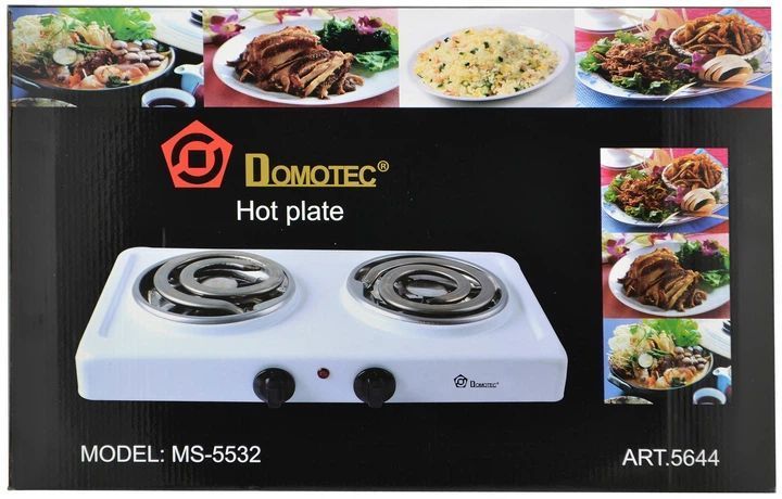 Настільна плита електрична на 2 конфорки Domotec MS-5532 sp4790 фото