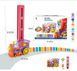 Конструктор іграшка-поїзд доміно, DOMINO Happy Truck sciries COLORS 60 деталей G215201021 фото 2