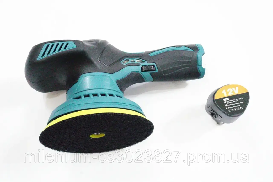 Полірувальна машинка Waxing Polisher YK49 акумуляторна 1250W 1АКБ YK49 фото
