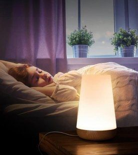 Нічник настільний світильник для дому акумуляторний Pat light HA-114 з пультом 2053664 фото