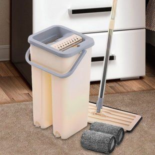 Швабра з відром і самовіджимом Тріумф, Spin Mop Scratch Cleaning 360, швабра ледарка mu252525 фото