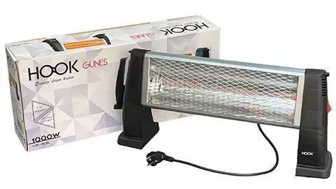 Обігрівач кварцевий інфрачервоний Hook 1000W HK-406 Hook фото