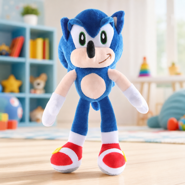М'яка іграшка із &laquo;Sonic the Hedgehog&raquo; Їжак Сонік 28см 50910111 фото