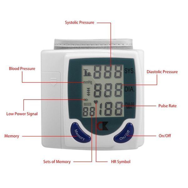 Цифровий автоматичний тонометр Blood Pressure Monitor для вимірювання АТ та пульсу -VN-31 V622HBLI фото