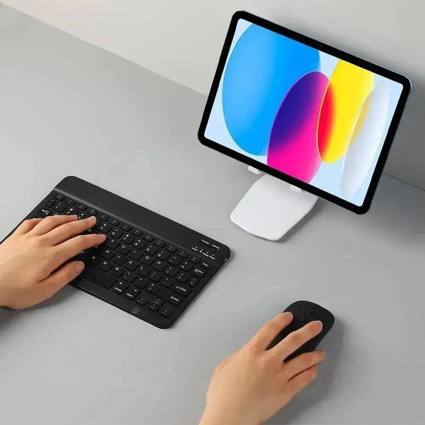 Клавіатура для планшета / Бездротова Bluetooth клавіатура з мишкою BT Combo / Набір 2в1 клавіатура + мишка sp9212-50 фото
