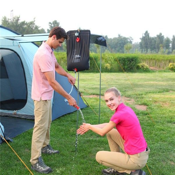 Похідний туристичний душ CAMP SHOWER 20 літрів, дачний душ 80149 фото