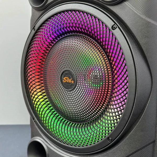 Бездротова караоке колонка з мікрофоном та RGB-підсвічуванням Sing-e ZQS8148 sp10281 фото