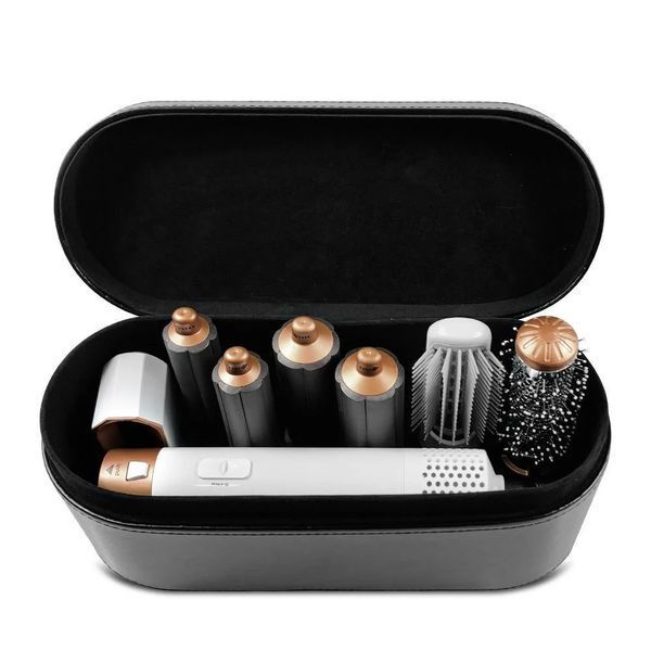 Мультистайлер 7в1 HAIR BRUSH Styler + Коробка з функціями об'єму, випрямлення, накручування PR-2-5 фото
