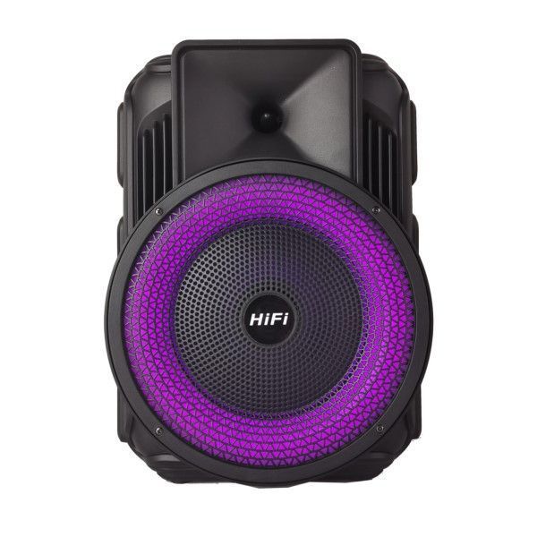 Колонка музична Портативна Bluetooth колонка зі світломузикою RX-8135W з LED-підсвічуваннямBluetooth RX-8135W G8135 фото