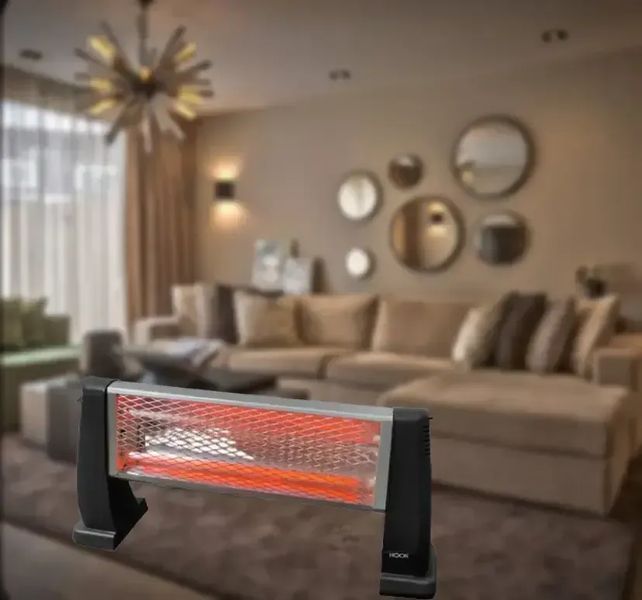 Обігрівач кварцевий інфрачервоний Hook 1000W HK-406 Hook фото