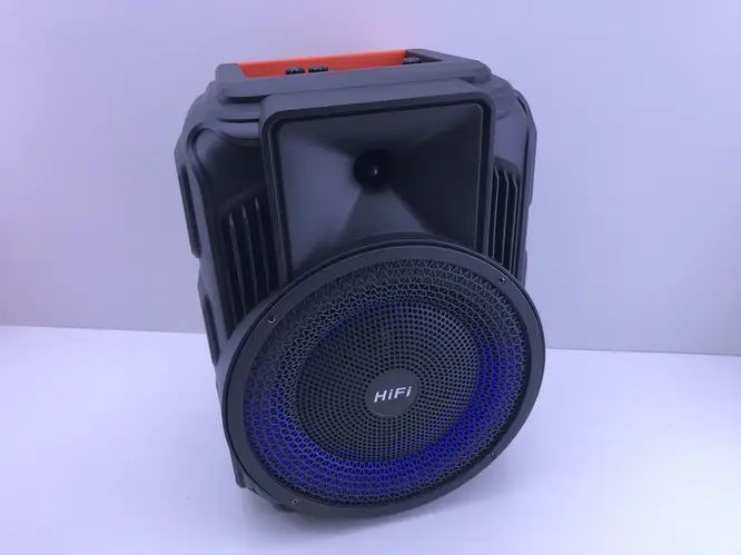 Колонка музична Портативна Bluetooth колонка зі світломузикою RX-8135W з LED-підсвічуваннямBluetooth RX-8135W G8135 фото