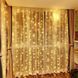 Гірлянда-штора Водоспад 3х2 м, 200 LED світлова завіса зі статичним режимом, тепле світло білий 220 Вт 2125065 фото 8