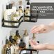 Кутова полиця для ванної кімнати із нержавіючої сталі Corner shower caddy Чорного кольору G9624 фото 6