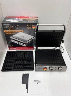 Контактний Гриль-вафельниця 2в1 Zepline ZP-809 3500W ZP-809 фото