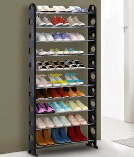 Полиця для взуття Shoe rack (10 полиць, 30 пар) (25Wх7.9"Dх60.6H) 8060 mu100016 фото