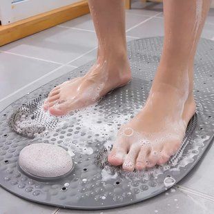 Нековзний килимок з шліфувальним каменем для ванної кімнати Bathroom mat 21285201380 фото