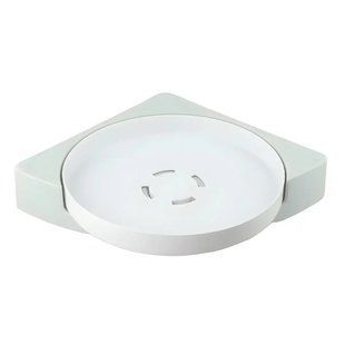 Кутова обертова полиця для ванної кімнати Multi Functional Rotational Tray G8580 фото