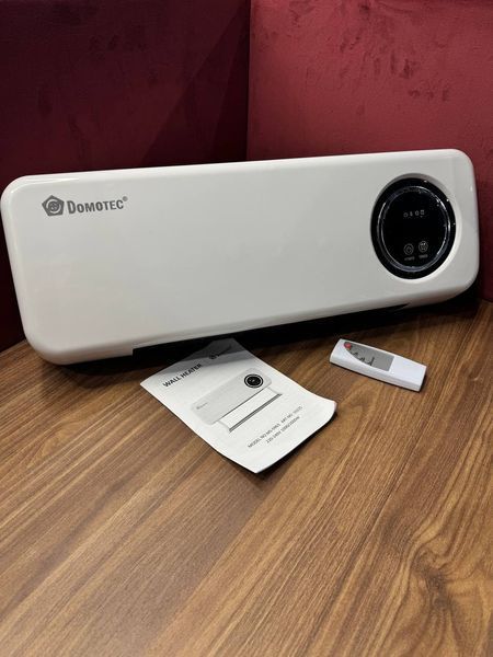 Настінний обігрівач Domotec MS-5963 White 2000Вт з пультом та сушаркою MS-5963 фото