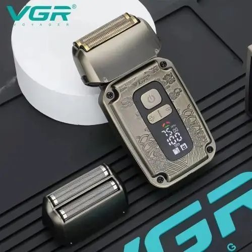 Електробритва для чоловіків VGR V-337 акумуляторна 5W Gold sp9569 фото
