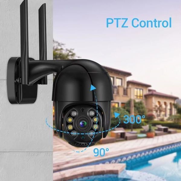 Вулична поворотна IP-камера WI-FI ,А8 / 4mp 360 (A8) monitor ICSSE 205856 фото