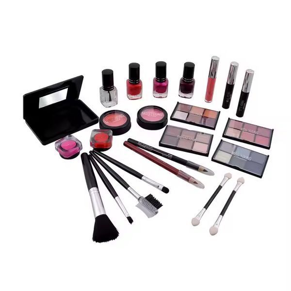 Набір жіночої косметики у подарунковій валізі MC1155 Makeup set Сріблястий G5283 фото