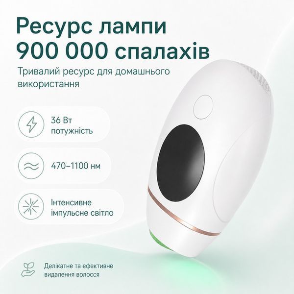 Лазерний портативний фотоепілятор Umate Bak4 Micro Night, 900 000 імпульсів, 8 рівнів 2017478 фото