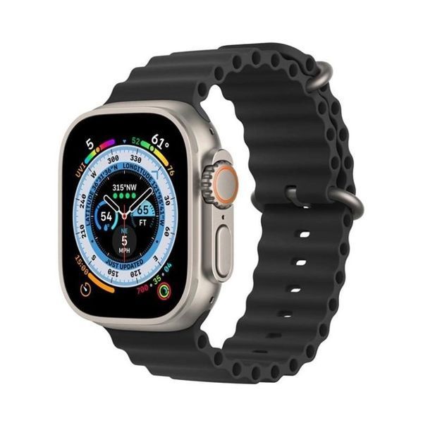 Помаранчеві Смарт годинник L8 Ultra Max 49 mm 1:1 Apple Watch! AMOLED.Преміум якість. Є гвинти та фіксатор ремінця Karl144 фото