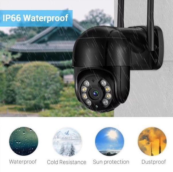 Вулична поворотна IP-камера WI-FI ,А8 / 4mp 360 (A8) monitor ICSSE 205856 фото