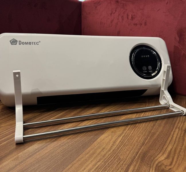 Настінний обігрівач Domotec MS-5963 White 2000Вт з пультом та сушаркою MS-5963 фото