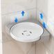 Кутова обертова полиця для ванної кімнати Multi Functional Rotational Tray G8580 фото 2