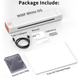 Портативний термопринтер на папері формату A4 Bluetooth-сумісний Portable Thermal Printer Білий 2128594 фото 2