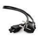 Кабель живлення шнур для ноутбука Cable for laptop POWERCORD 1,5м SP85632 фото 2