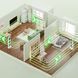 Вентилятор акумуляторний, 1200мАч, від USB, S-31 / Міні вентилятор портативний / Настільний вентилятор 2054046 фото 4