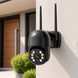 Поворотная Wi-FI IP камера видеонаблюдения 360 / Уличная камера с удаленным доступом 4mp A8-BLACK ICSSE 205856 фото 6