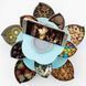 Складна двоярусна цукерка SUNROZ Flower Candy Box, що обертається, для цукерок і фруктів 54010210 фото 2