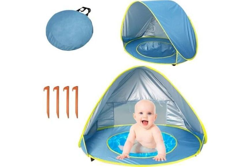 Намет дитячий з басейном автоматичний WM-BABY POOL M14954 фото