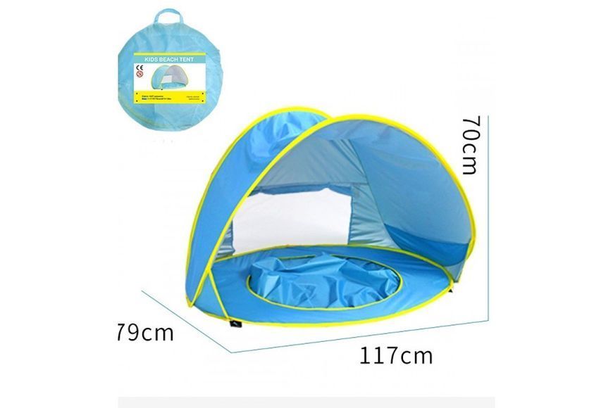 Намет дитячий з басейном автоматичний WM-BABY POOL M14954 фото
