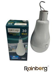 Акумуляторна LED лампочка Е27 30W аварійного освітлення 6500К RB-P921 фото