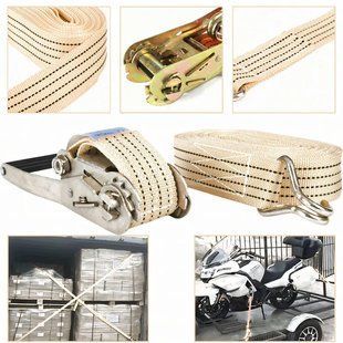 Страхувальний Трос 2.1 m Стрічка транспортна з натягувачем Safety rope 2053267 фото