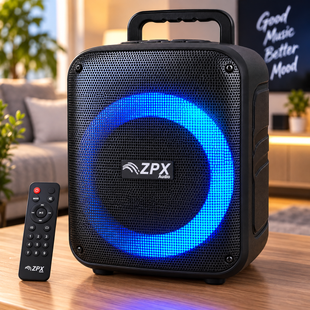 Портативная акустическая система ZPX ZX-7790 / Колонка с LED подвеской 250 Вт 3600 mAh ZPX-7790 фото
