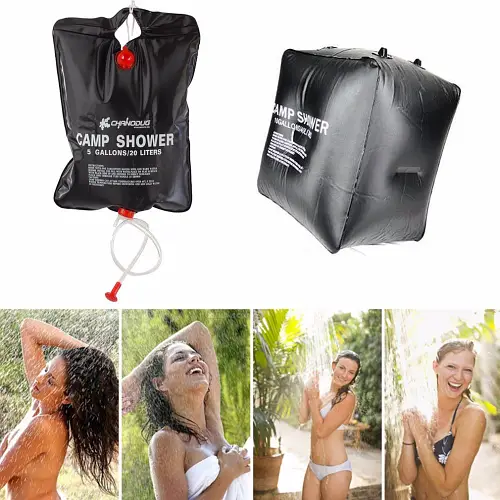 Похідний переносний душ для кемпінгу, туристів, дачників Camp Shower 40л G520 фото