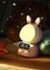 Дитячий годинник із будильником Кролик Rabbit clock with LIGHT WHITE 2127637 фото 1