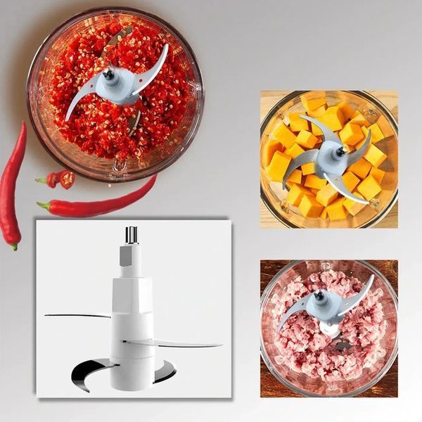 Блендер-подрібнювач металевий 600 Вт Cooking 7079 M7079 фото