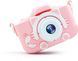 Дитячий цифровий фотоапарат Smart Kids Kitty з 2" екраном 20Мп у силіконовому чохлі "Кішечка" із вбудованими іграми VEN666 фото 1