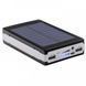 Портативна зарядка Power Bank Metal Led Solar 20000 mah Сонячна панель + Ліхтар sp4531 фото 4